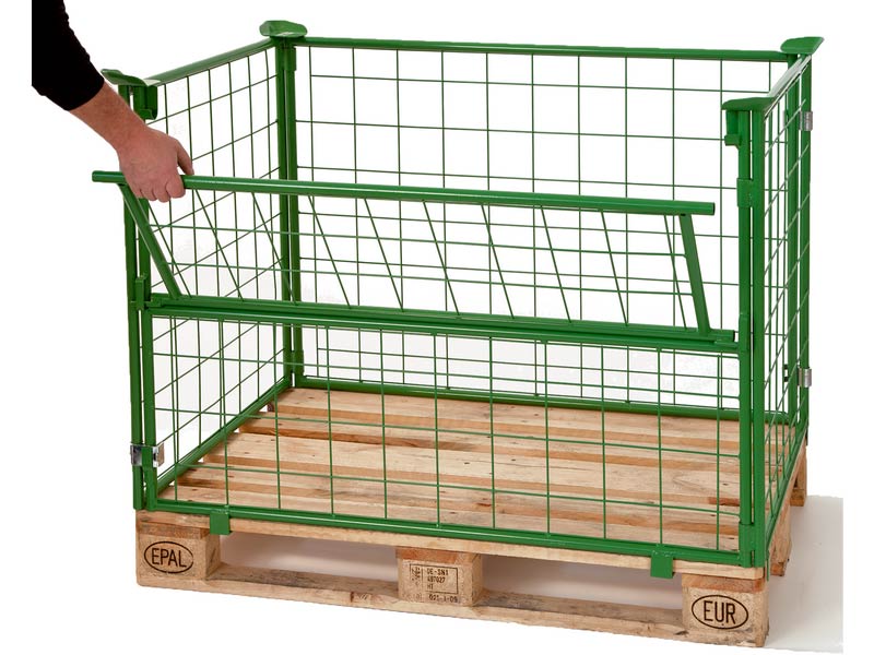 Gitteraufsatzrahmen, Öffnen der Klappe