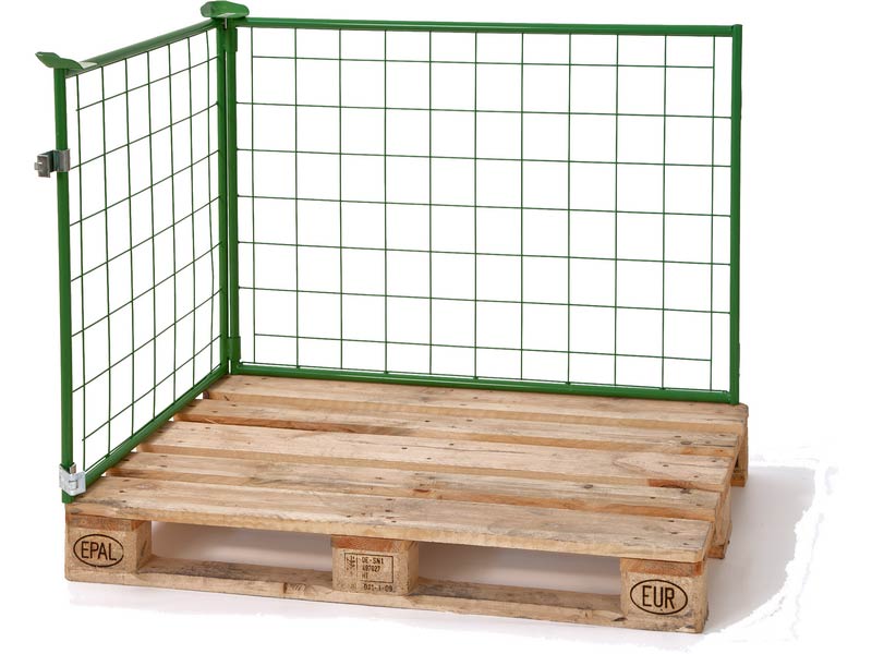 Gitteraufsatzrahmen, ein Halbteil