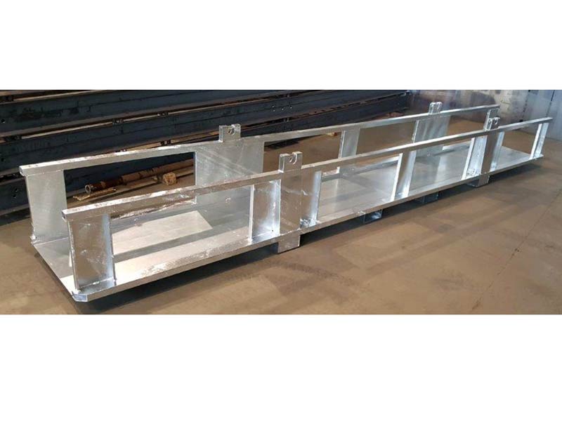 Rinnenpalette feuerverzinkt, Länge 5010 mm