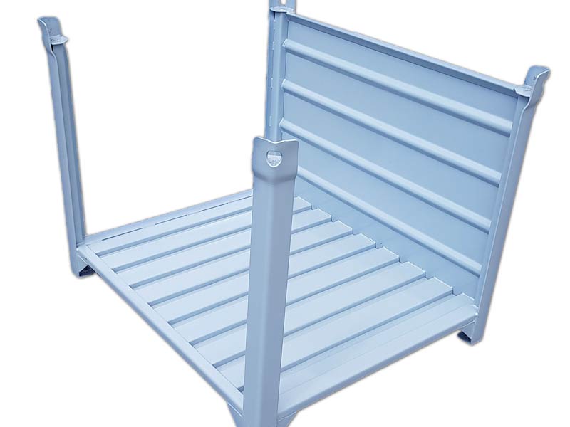 Stapelbehälter mit 1 Langseitenwand, lackiert